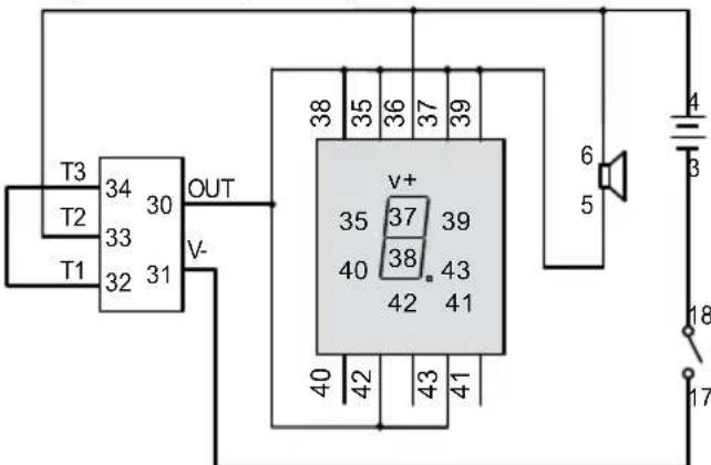 VELLEMAN KNS130 - Migajace diody LED - 4