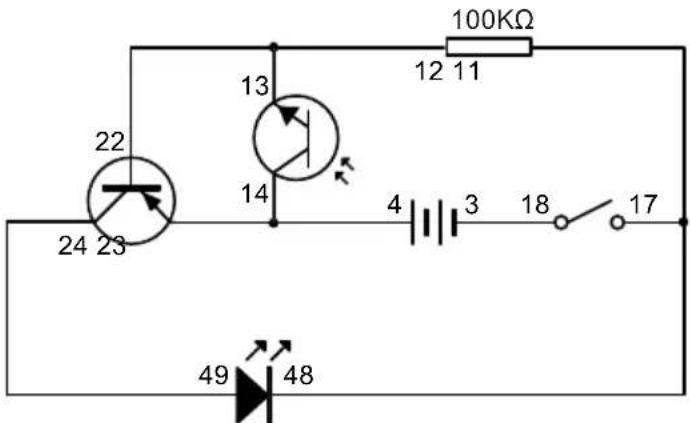 VELLEMAN KNS130 - Un exemplerado: LEDactivados por la oscuridad - 1