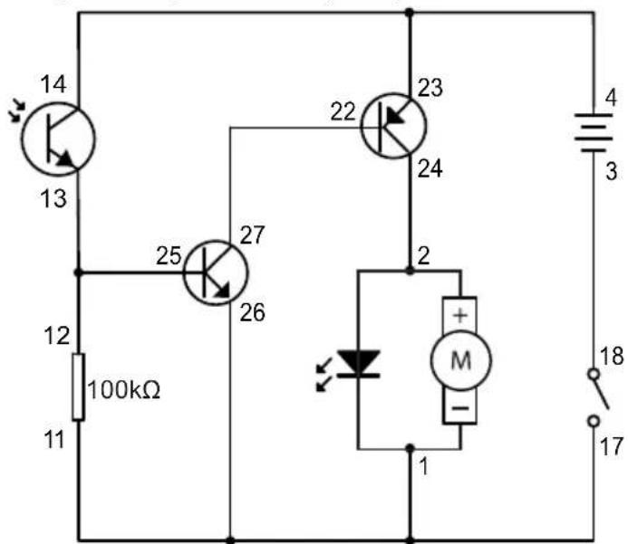 VELLEMAN KNS130 - Lichtregeling draaiend LED-licht - 1