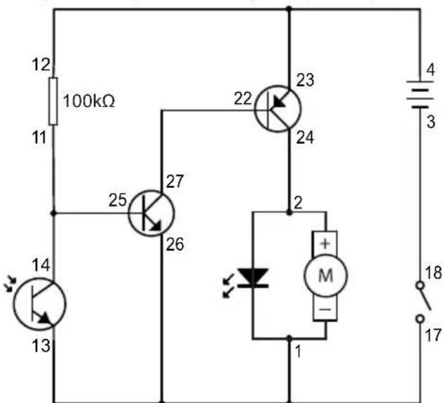 VELLEMAN KNS130 - Luce LED rotante attivata dall'oscurità - 1
