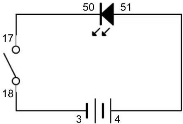 VELLEMAN KNS130 - Circuito LED simples - 1