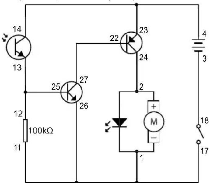 VELLEMAN KNS130 - Lichtsteuerung drehendes LED-Licht - 1