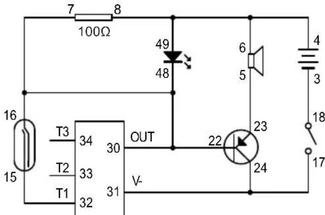 VELLEMAN KNS130 - Migajace diody LED - 5