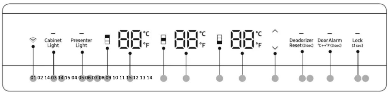 Dacor RAW24AMLHMS - Panel de control - 1