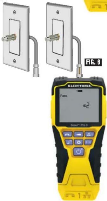 Klein Tools Scout 3 Pro - IDENTIFYING INSTALLED COAX CABLE (FIG. 6): - 1
