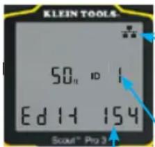 Klein Tools Scout 3 Pro - AFFICHAGE/ÉDITION DE LA CONSTANTE DE LONGUEUR : - 1