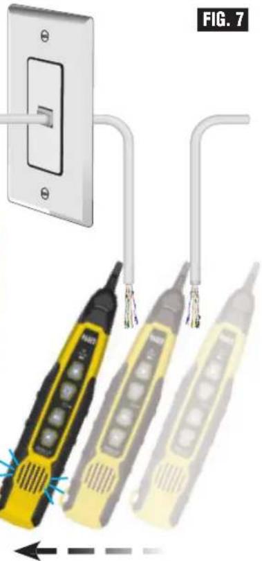 Klein Tools Scout 3 Pro - REPÉRAGE PAR TONALITÉ POUR CÂBLES COAXIAUX INSTALLÉS (FIG. 8) - 1