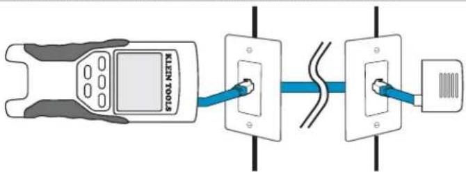Klein Tools VDV Scout Pro VDV501-814 - TESTING CONTINUITY - INSTALLED RJ45/RJ12 CABLE - 1