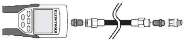 Klein Tools VDV Scout Pro VDV501-814 - TESTS DE CONTINUITÉ - CÂBLE COAXIAL TERMINÉ - 1