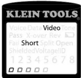 Klein Tools VDV Scout Pro VDV501-814 - Câble coaxial correctement connecté avec capteur ID à - 5