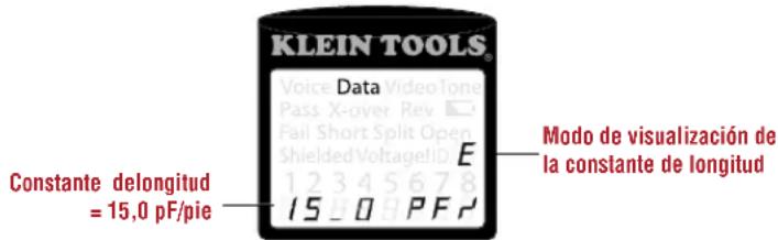 Klein Tools VDV Scout Pro VDV501-814 - [LT] MODO DE EDICIÓN DE LA CONSTANTE DE LONGITUD - 1