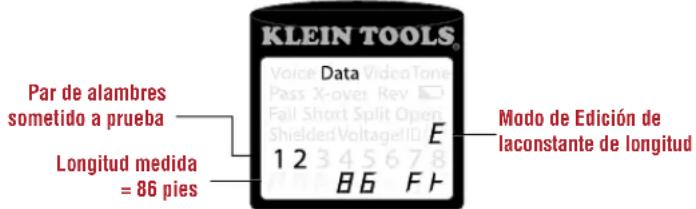 Klein Tools VDV Scout Pro VDV501-814 - [LT] DETERMINACIÓN DE LA CONSTANTE DE LONGITUD - 1