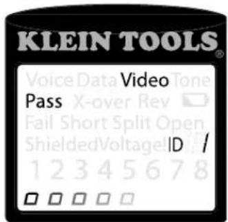 Klein Tools VDV Scout Pro VDV501-814 - Câble coaxial correctement connecté avec capteur ID à - 1