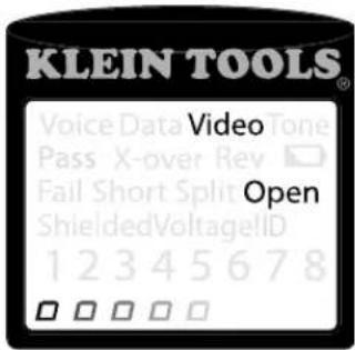 Klein Tools VDV Scout Pro VDV501-814 - Câble coaxial correctement connecté avec capteur ID à - 3