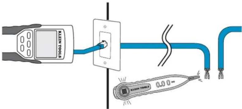 Klein Tools VDV Scout Pro VDV501-814 - CABLE IDENTIFICATION - INSTALLED RJ45 CABLE - 3