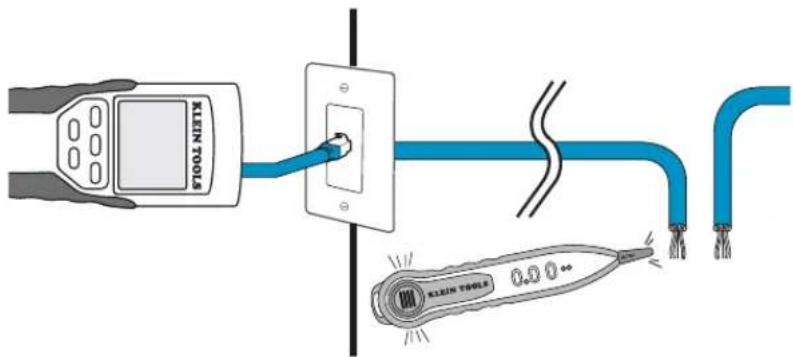 Klein Tools VDV Scout Pro VDV501-814 - CABLE IDENTIFICATION - INSTALLED RJ45 CABLE - 3