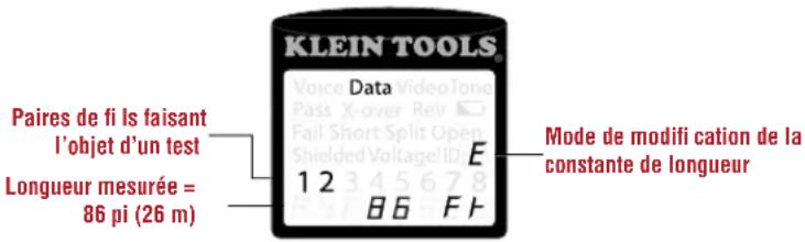 Klein Tools VDV Scout Pro VDV501-814 - [LT] DÉTERMINATION DE LA CONSTANTE DE LONGUEUR - 1