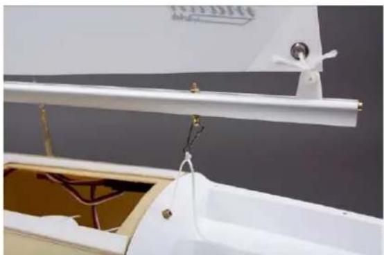 Krick Comtesse - Stage 8, the foresail, setting up the rig, parts 8.1 - 8.14 - 16