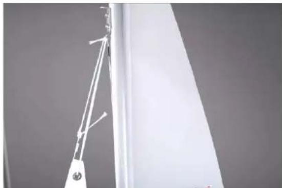 Krick Comtesse - Stage 8, the foresail, setting up the rig, parts 8.1 - 8.14 - 10