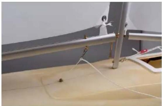Krick Comtesse - Stage 8, the foresail, setting up the rig, parts 8.1 - 8.14 - 15