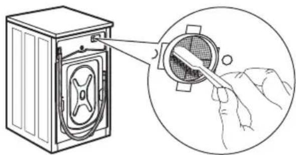 IKEA TVÄTTAD 604.940.65 - Reinigen des Zulauffilters und Ventilfilters - 2