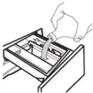 IKEA TVÄTTAD 604.940.65 - Filling the detergent and additives - 8