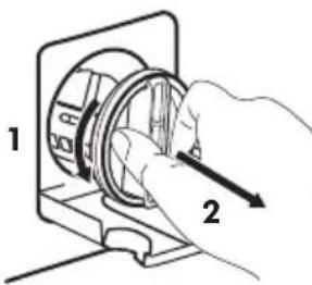 IKEA TVÄTTAD 604.940.65 - Proceed as follows to clean the pump: - 5