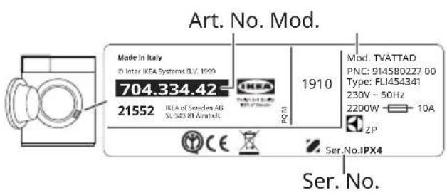 IKEA TVÄTTAD 604.940.65 - Controlechecklijst - 3