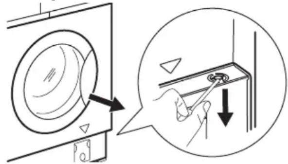 IKEA TVÄTTAD 604.940.65 - Apertura d'emergenza dell'porta - 4
