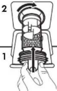 IKEA TVÄTTAD 604.940.65 - Proceed as follows to clean the pump: - 8
