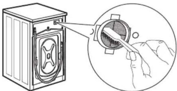 IKEA TVÄTTAD 404.889.80 - Reinigen des Zulauffilters und Ventilfilters - 2