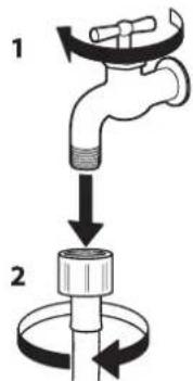 IKEA UDDARP 805.254.62 - CLEANING THE MESH FILTERS IN THE WATER SUPPLY HOSE - 1