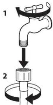 IKEA UDDARP 605.237.65 - CLEANING THE MESH FILTERS IN THE WATER SUPPLY HOSE - 1