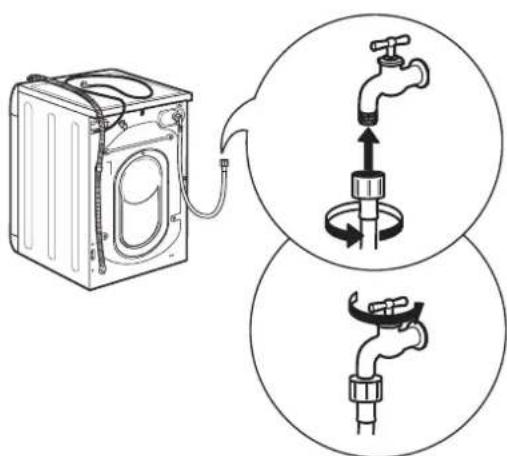 IKEA UDDARP 705.254.67 - CLEANING THE MESH FILTERS IN THE WATER SUPPLY HOSE - 5