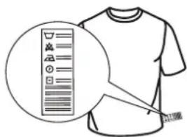 IKEA UDDARP 205.281.52 - SYMBOLE D'ENTRETIEN - 1