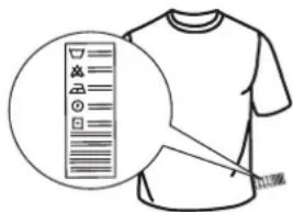 IKEA UDDARP 205.281.52 - CARE LABEL - 1