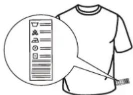 IKEA UDDARP 205.281.52 - PFLEGEETIKETT - 1