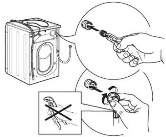 IKEA UDDARP - PULIZIA DEI FILTRI NEL TUBO DI CARICO DELL'ACQUA - 4