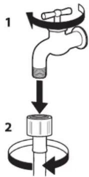 IKEA UDDARP - REINIGUNG DER FILTERSIEBE IM WASSERZULAUFSCHLAUCH - 1