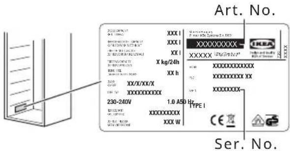 IKEA DJUPFRYSA 304.964.19 - Liste de vérification - 2