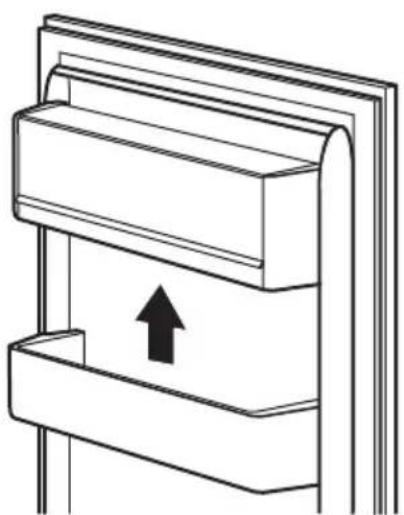 IKEA KÖLDGRADER 505.527.44 - Posizionamento dei ripiani della porta - 1
