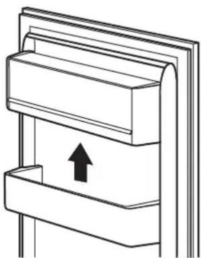 IKEA KÖLDGRADER 505.527.44 - Mise en place des balconnets de porte - 1