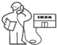 IKEA LAGAN 204.901.30 - Come contattarci se avete bisogno di assistenza - 1