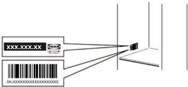 IKEA LAGAN 204.901.30 - Sostituzione della lampadina - 1