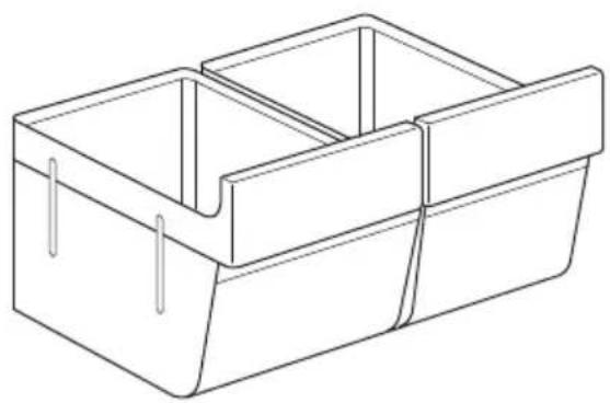 IKEA ISANDE 705.527.38 - Cassetti della verdura - 1