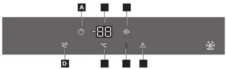 IKEA FRYSA 805.014.18 - Controls - 1