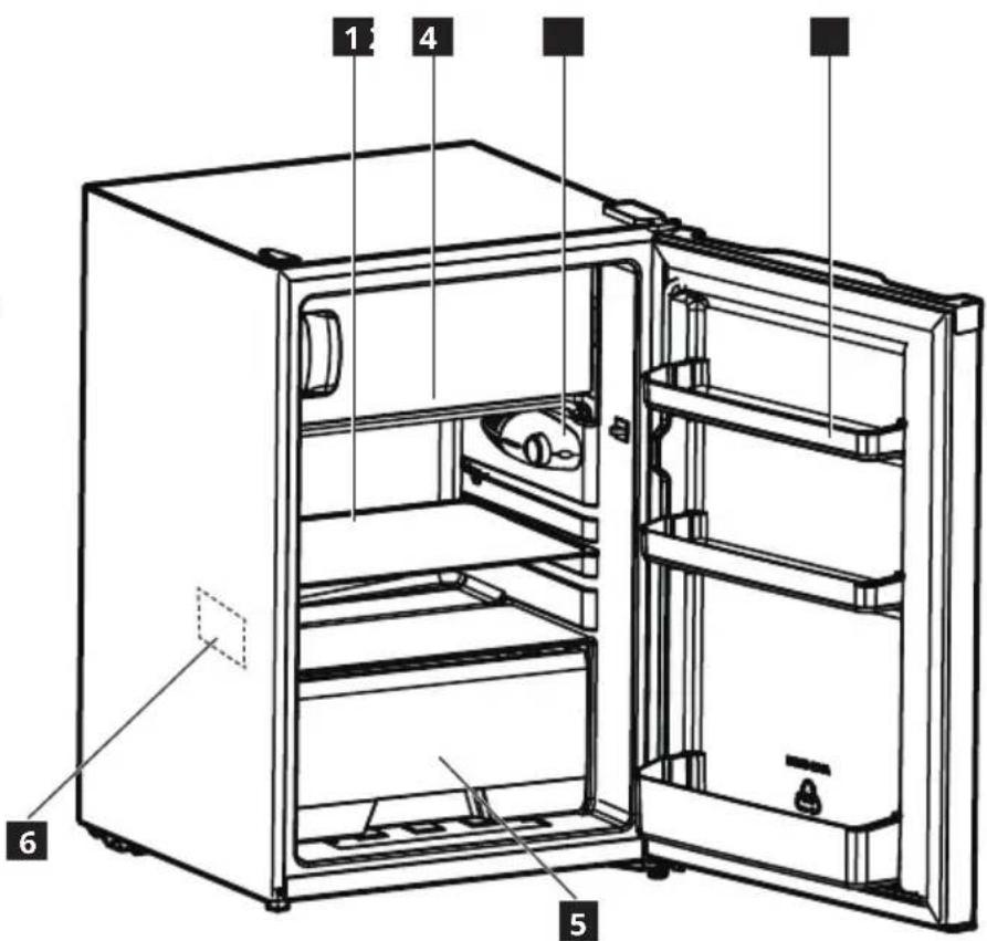 IKEA LAGAN 604.969.41 - Description de l'appareil - 1
