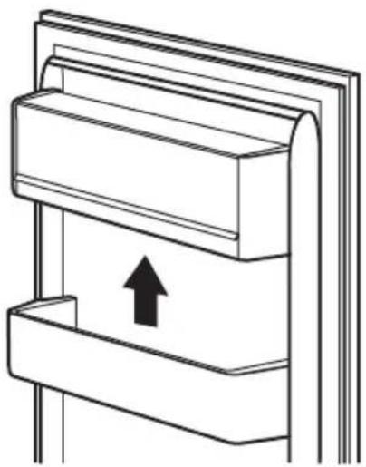 IKEA KÖLDGRADER 905.527.42 - Posizionamento dei ripiani della porta - 1