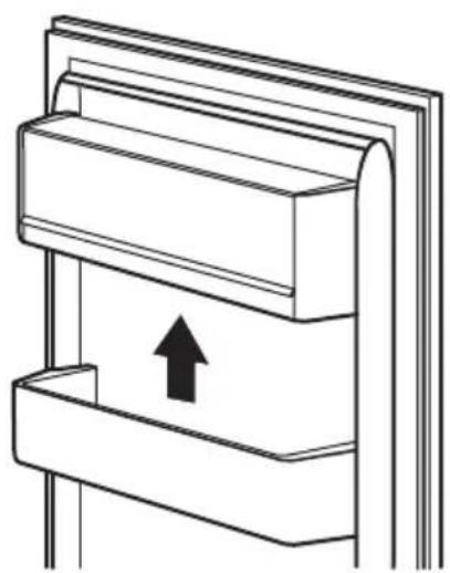 IKEA ISANDE 305.527.40 - Mise en place des balconnets de porte - 1