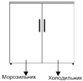 IKEA TYNNERÅS - Встановлення холодильної й морозильної камери в ряд - 1